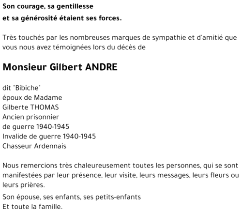 Gilbert ANDRE
