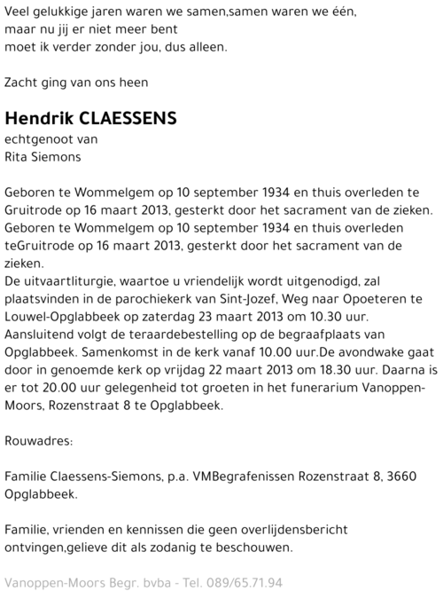 Hendrik Claessens