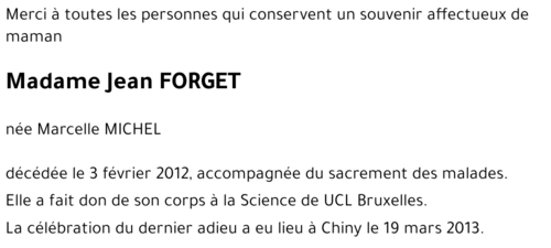 Jean FORGET