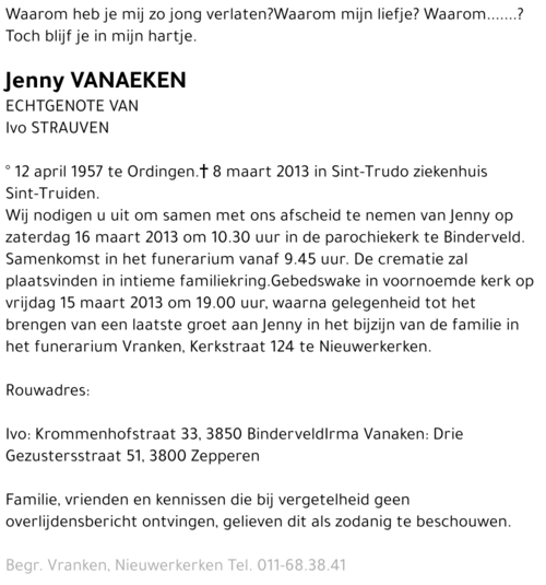 Jenny Vanaeken