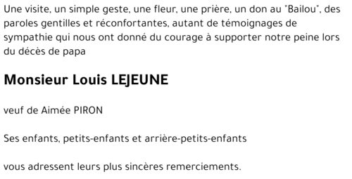 Louis LEJEUNE