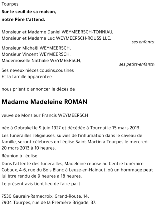 Madeleine Roman
