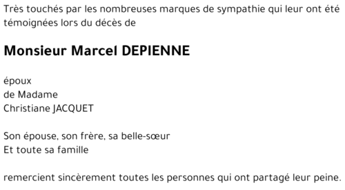 Marcel DEPIENNE