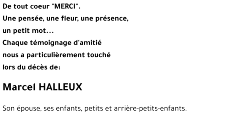 Marcel HALLEUX