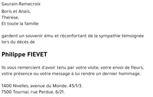 Philippe FIEVET