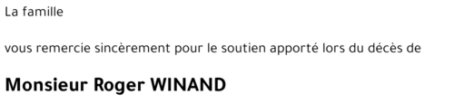 Roger WINAND