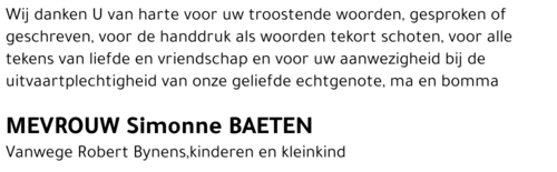 Simonne Baeten