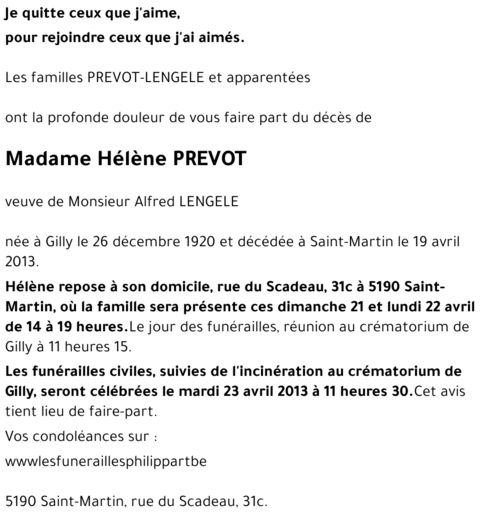 Hélène PREVOT