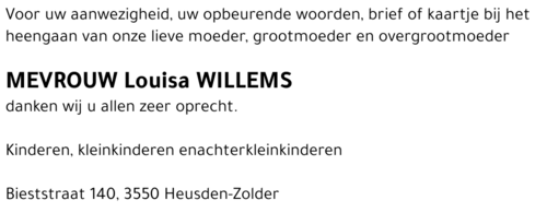 Louisa Willems