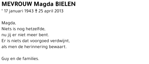 Magda Bielen