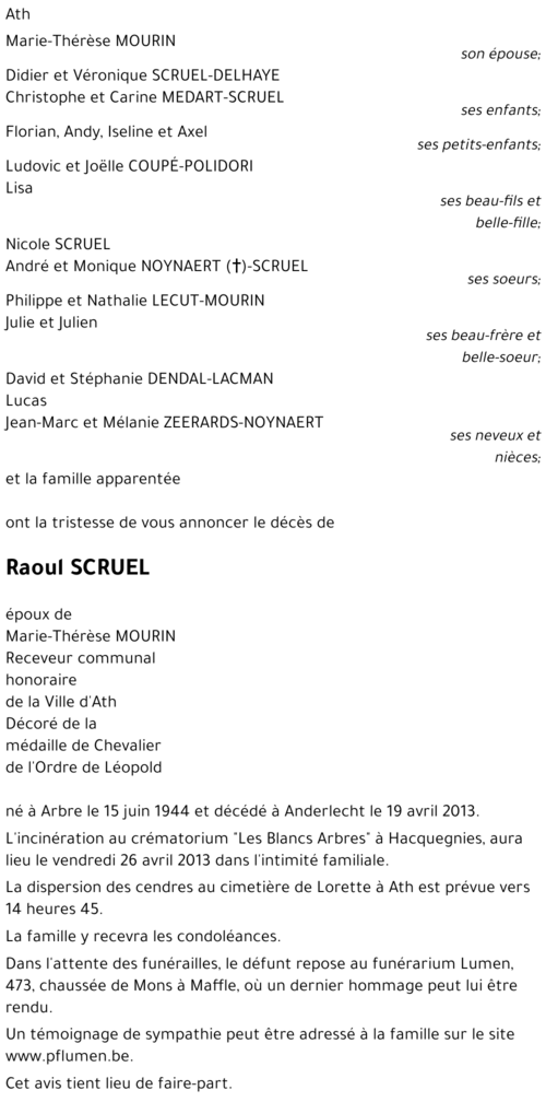 Raoul SCRUEL