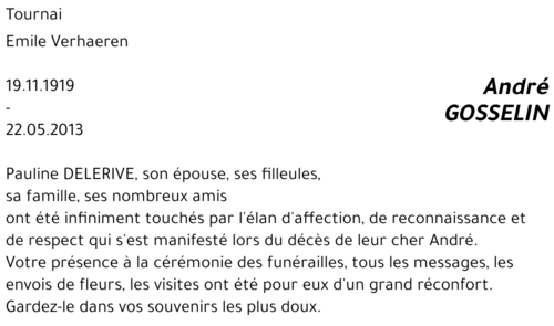 André GOSSELIN