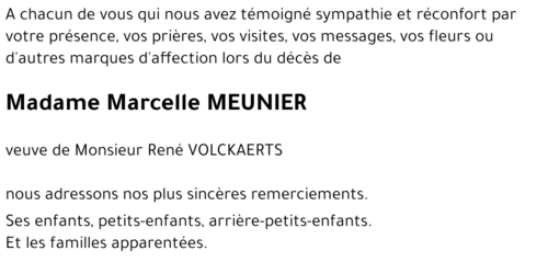 Marcelle MEUNIER