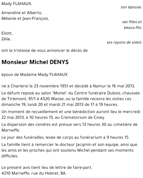 Michel DENYS
