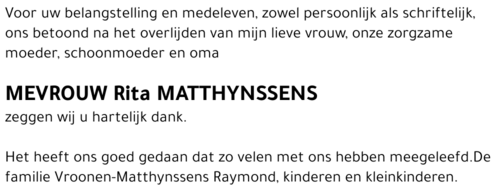 Rita Matthynssens