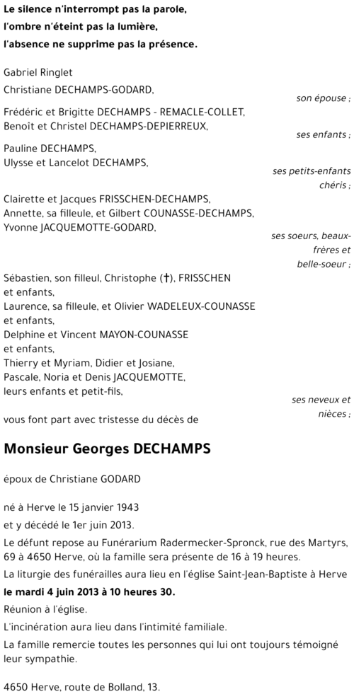 Georges DECHAMPS
