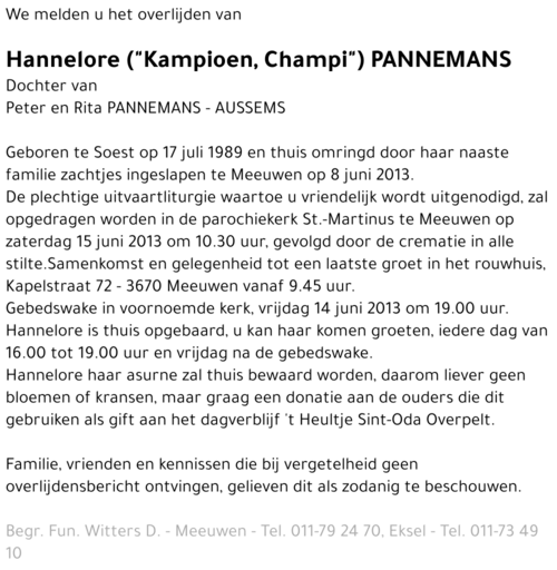 Hannelore Pannemans