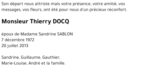Thierry DOCQ