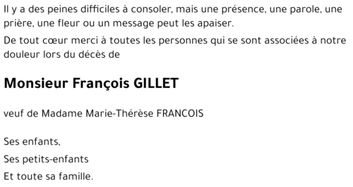 François GILLET