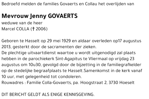 Jenny Govaerts