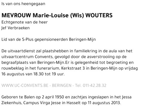 Marie-Louise Wouters