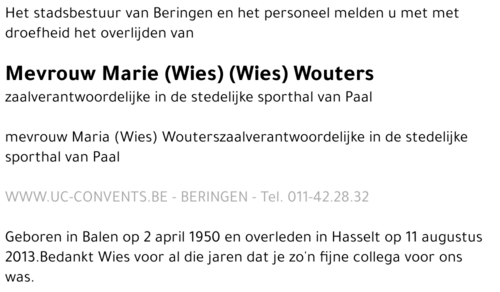 Marie-Louise Wouters