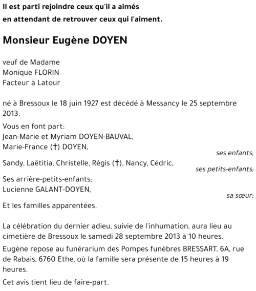 Eugène DOYEN