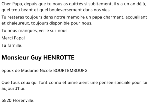 Guy HENROTTE
