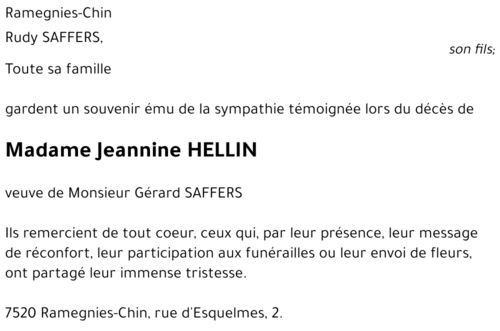 Jeannine HELLIN