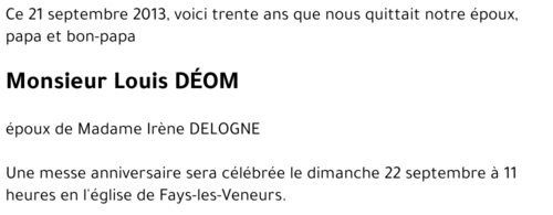 Louis DÉOM