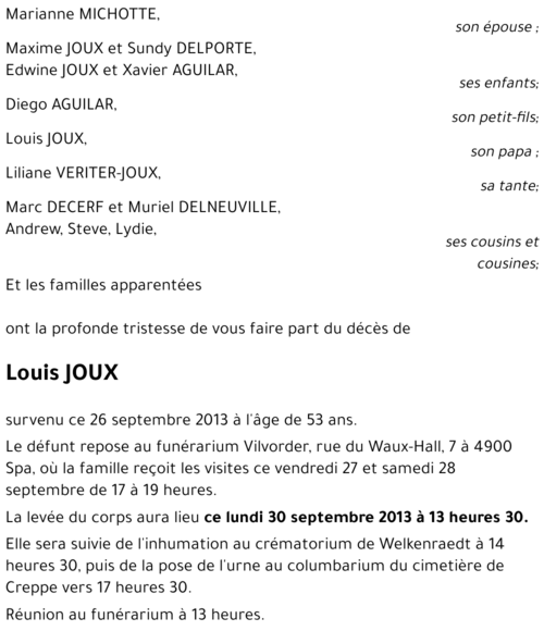 Louis JOUX