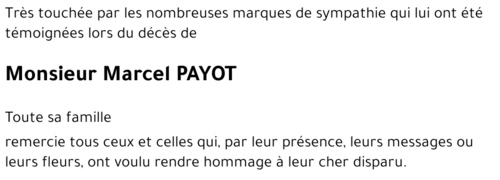 Marcel PAYOT