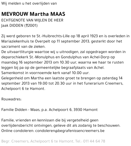 Martha Maas