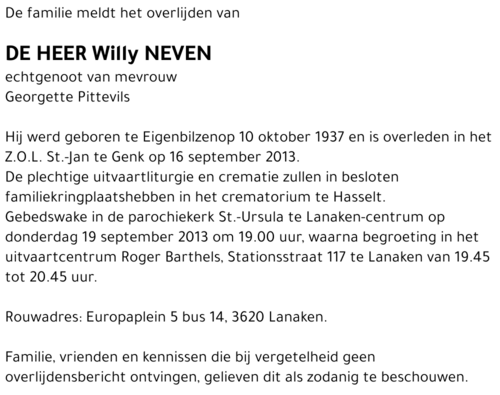 Willy Neven