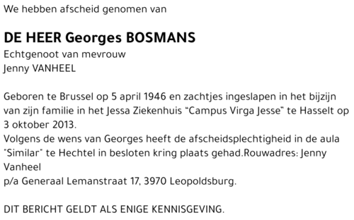 Georges Bosmans