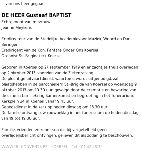 Gustaaf Baptist