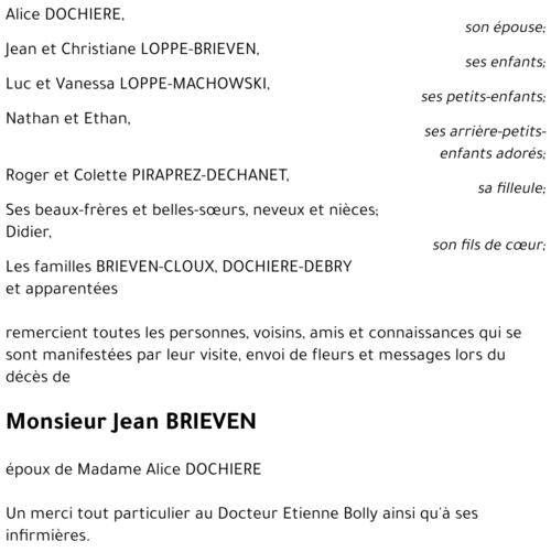 Jean BRIEVEN