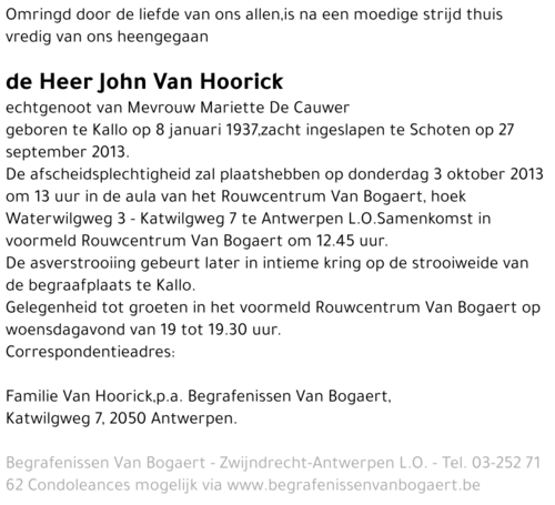 John Van Hoorick