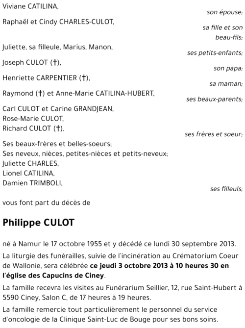 Philippe CULOT