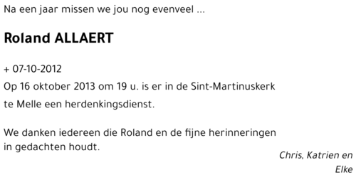 Roland ALLAERT