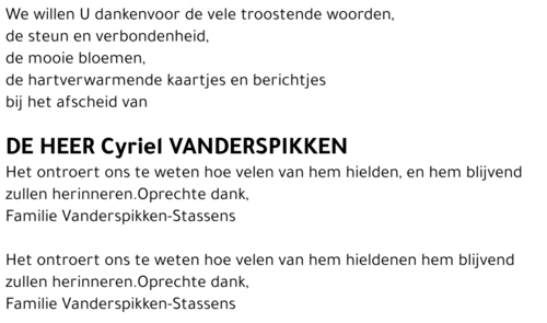 Cyriel Vanderspikken