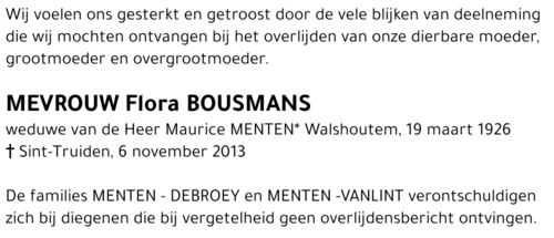Flora Bousmans