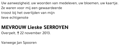 Lieske Serroyen
