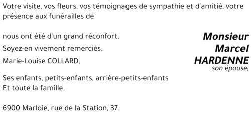 Marcel HARDENNE