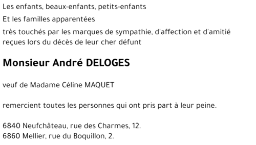 André DELOGES