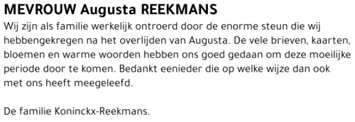 Augusta Reekmans