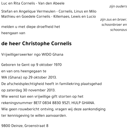 Christophe Cornelis