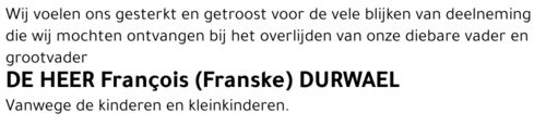 François Durwael