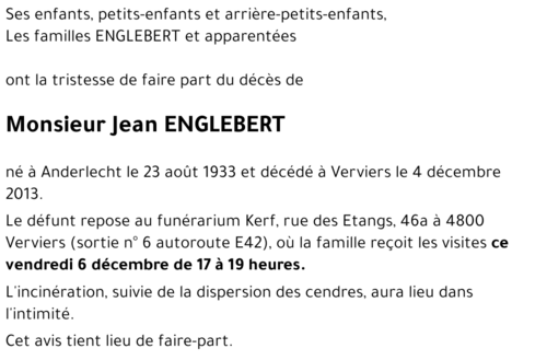 Jean ENGLEBERT