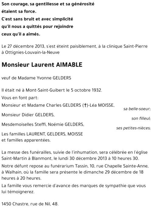 Laurent AIMABLE